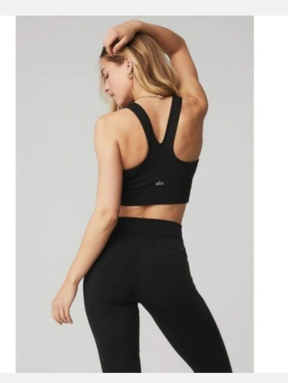 ALO Yoga Women’s Black Racerback Sports Bra